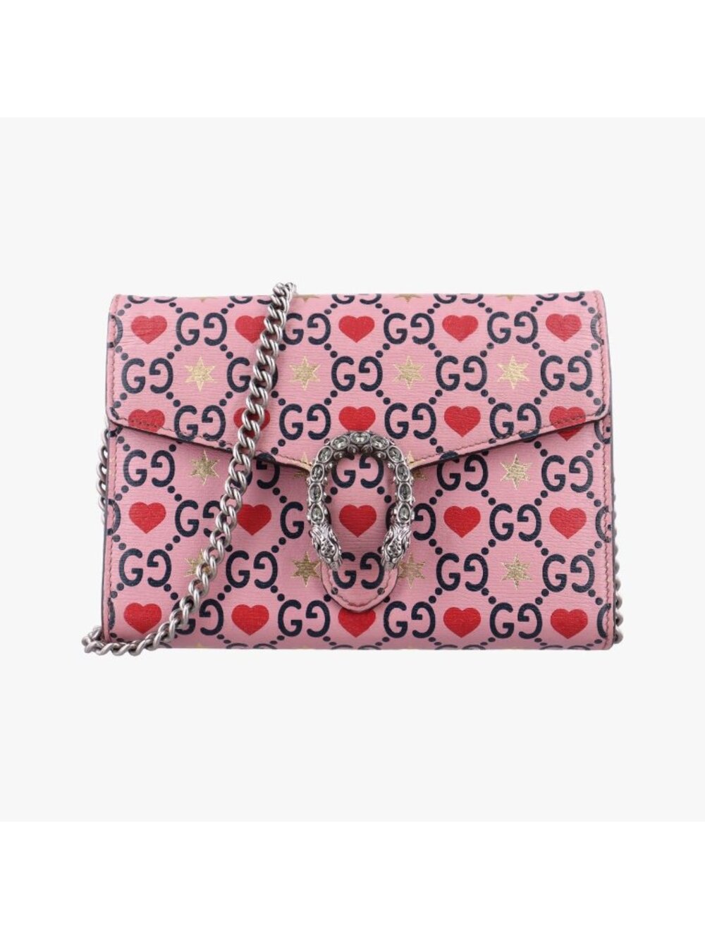 Gucci Dionysus Pink Multi Leather Shoulder Bag
